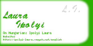 laura ipolyi business card